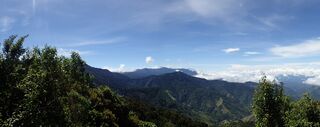 The Cordillera de Talamanca from the Cuericí biological station, at 2,850 metres